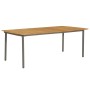 7-teiliges graues Rattan-Garten-Essmöbel-Set von vidaXL, Gartensets - Ref: Foro24-3072503, Preis: 535,68 €, Rabatt: %