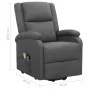 Sillón de masaje elevable tela gris oscuro de vidaXL, Sillones de masaje eléctricos - Ref: Foro24-329710, Precio: 393,37 €, D...