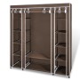 Stoff-Garderobenfächer und -stangen braun 45x150x176cm von vidaXL, Kleiderschränke - Ref: Foro24-240496, Preis: 59,01 €, Raba...