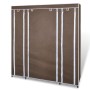 Stoff-Garderobenfächer und -stangen braun 45x150x176cm von vidaXL, Kleiderschränke - Ref: Foro24-240496, Preis: 59,01 €, Raba...