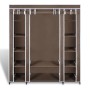 Stoff-Garderobenfächer und -stangen braun 45x150x176cm von vidaXL, Kleiderschränke - Ref: Foro24-240496, Preis: 59,01 €, Raba...