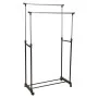 Storage solutions Coat rack with two bars and wheels 80x42x(90-160) cm by Storage solutions, Dresser Organizers and Bar Hange...
