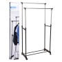 Storage solutions Coat rack with two bars and wheels 80x42x(90-160) cm by Storage solutions, Dresser Organizers and Bar Hange...