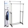 Storage solutions Coat rack with two bars and wheels 80x42x(90-160) cm by Storage solutions, Dresser Organizers and Bar Hange...