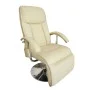 Sillón de masaje de cuero sintético blanco crema de vidaXL, Sillones de masaje eléctricos - Ref: Foro24-240065, Precio: 268,8...