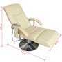 Cremeweißer Massagesessel aus Kunstleder von vidaXL, Elektrische Massagesessel - Ref: Foro24-240065, Preis: 273,79 €, Rabatt: %
