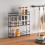 Metaltex Estantería para especias de 3 alturas Kumino negro de Metaltex, Especieros - Ref: Foro24-443431, Precio: 37,10 €, De...