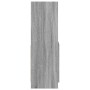 Aparador de madera de ingeniería gris Sonoma 63x33x100 cm en Librerías y estanterías | Comprar online en Foro24