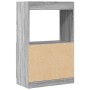 Aparador de madera de ingeniería gris Sonoma 63x33x100 cm en Librerías y estanterías | Comprar online en Foro24