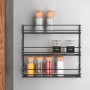 Metaltex Wandgewürzregal Pepito 3 Ebenen schwarz von Metaltex, Gewürzregale - Ref: Foro24-443432, Preis: 27,48 €, Rabatt: %