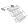 Metaltex 3-height Up&Down spice rack on rails by Metaltex, spice racks - Ref: Foro24-443444, Price: 48,62 €, Discount: %