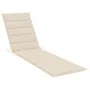 Sonnenliegen 2 Stück aus massivem Teakholz mit cremefarbenem Kissen von vidaXL, Liegen - Ref: Foro24-3073188, Preis: 551,14 €...