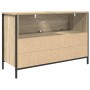 Mueble de baño con lavabo y cajones roble Sonoma 90x34,5x60 cm