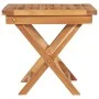 Sun loungers with table and cushion 2 units solid teak wood by vidaXL, Loungers - Ref: Foro24-3073173, Price: 597,91 €, Disco...