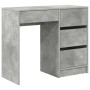 Escritorio Gris Concreto 90 x 37.5 x 75 cm Madera de ingeniería en Escritorios | Comprar online en Foro24