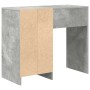 Escritorio Gris Concreto 90 x 37.5 x 75 cm Madera de ingeniería en Escritorios | Comprar online en Foro24