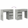 Escritorio Gris Concreto 90 x 37.5 x 75 cm Madera de ingeniería en Escritorios | Comprar online en Foro24
