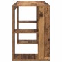 Escritorio con Almacenamiento Madera vieja 130 x 50.5 x 75 cm