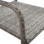 9-teiliges synthetisches Rattan anthrazitgraues Garten-Esszimmerset von vidaXL, Gartensets - Ref: Foro24-3072510, Preis: 457,...