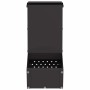 Comedero para Conejos Negro 12,5 x 26 x 28,5 cm