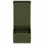 Comedero para Conejos Verde Oliva 12,5 x 26 x 28,5 cm