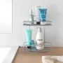 Metaltex 2-tier shower shelf Onda silver by Metaltex, Bathtub trays - Ref: Foro24-443452, Price: 24,05 €, Discount: %