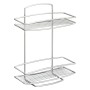 Metaltex 2-tier shower shelf Onda silver by Metaltex, Bathtub trays - Ref: Foro24-443452, Price: 22,40 €, Discount: %