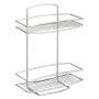 Metaltex 2-tier shower shelf Onda silver by Metaltex, Bathtub trays - Ref: Foro24-443452, Price: 24,05 €, Discount: %