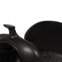 Western saddle, bridle and real leather breastplate 17" black by vidaXL, Frames - Ref: Foro24-91354, Price: 224,43 €, Discoun...