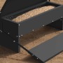 Comedero de Pedal para Pollos Negro 48,5 x 39,5 x 19 cm