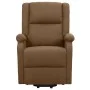 Sillón de masaje elevable de tela marrón de vidaXL, Sillones de masaje eléctricos - Ref: Foro24-329713, Precio: 380,88 €, Des...