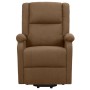 Sillón de masaje elevable de tela marrón de vidaXL, Sillones de masaje eléctricos - Ref: Foro24-329713, Precio: 389,34 €, Des...