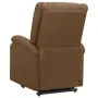 Sillón de masaje elevable de tela marrón de vidaXL, Sillones de masaje eléctricos - Ref: Foro24-329713, Precio: 380,88 €, Des...