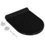 Toilet lid soft close and quick release black by vidaXL, Toilet and bidet seats - Ref: Foro24-145018, Price: 29,96 €, Discoun...