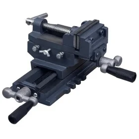 Manueller Schraubstock mit Querschlitten 70 mm von vidaXL, Klammern und Schrauben - Ref: Foro24-145383, Preis: 56,66 €, Rabat...