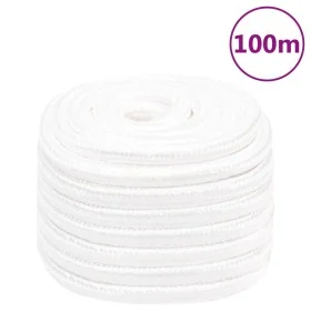 Intense white 20 mm 100 m polypropylene boat rope by vidaXL, Ropes and metal cords - Ref: Foro24-152581, Price: 124,11 €, Dis...
