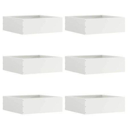 Borde de Césped 6 pcs 40 x 40 x 13 cm Acero en Ribetes y bordes para jardín | Comprar online en Foro24