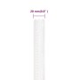 Cuerda de barco polipropileno blanco intenso 20 mm 100 m de vidaXL, Sogas y cuerdas metálicas - Ref: Foro24-152581, Precio: 1...
