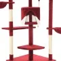 Cat scratcher with red and white sisal post 203 cm by vidaXL, Cat furniture - Ref: Foro24-170531, Price: 127,24 €, Discount: %