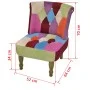 Sillones de estilo francés 2 unidades tela retales Patchwork de vidaXL, Sillones - Ref: Foro24-240810, Precio: 265,32 €, Desc...
