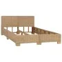 Estructura de cama de ratán auténtico tejido a mano 140x200 cm de vidaXL, Camas y somieres - Ref: Foro24-283088, Precio: 347,...
