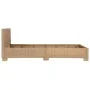 Estructura de cama de ratán auténtico tejido a mano 140x200 cm de vidaXL, Camas y somieres - Ref: Foro24-283088, Precio: 347,...