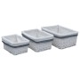 Set of 3 stackable natural willow baskets by vidaXL, Storage baskets - Ref: Foro24-286976, Price: 39,83 €, Discount: %