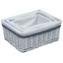 Set of 3 stackable natural willow baskets by vidaXL, Storage baskets - Ref: Foro24-286976, Price: 39,11 €, Discount: %
