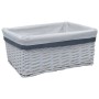 Set of 3 stackable natural willow baskets by vidaXL, Storage baskets - Ref: Foro24-286976, Price: 39,83 €, Discount: %