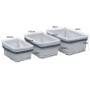 Set of 3 stackable natural willow baskets by vidaXL, Storage baskets - Ref: Foro24-286976, Price: 39,83 €, Discount: %
