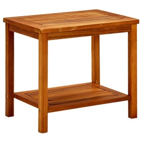 Mesa de centro de madera maciza de acacia 50x35x45 cm de vidaXL, Mesas de centro - Ref: Foro24-316404, Precio: 54,92 €, Descu...