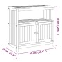 Solid acacia wood garden console table 80x35x75 cm by vidaXL, Garden tables - Ref: Foro24-319696, Price: 210,71 €, Discount: %