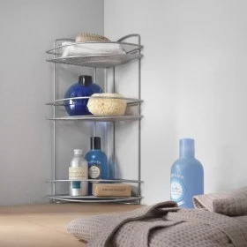 Metaltex 3-tier shower corner shelf Onda silver by Metaltex, Bathtub trays - Ref: Foro24-443455, Price: 56,24 €, Discount: %