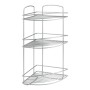Metaltex 3-stufiges Dusch-Eckregal Onda silber von Metaltex, Badewannenablagen - Ref: Foro24-443455, Preis: 56,18 €, Rabatt: %